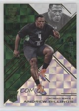 2016 Donruss Elite Elite Rookies Green 34/99 Andrew Billings #140 a3q