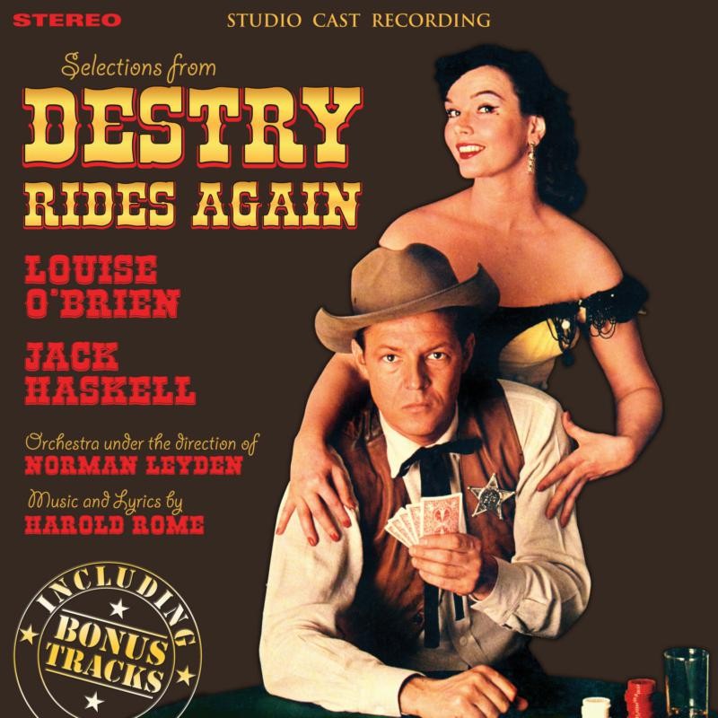 Studio Cast Recording Destry Rides Again CD NEW