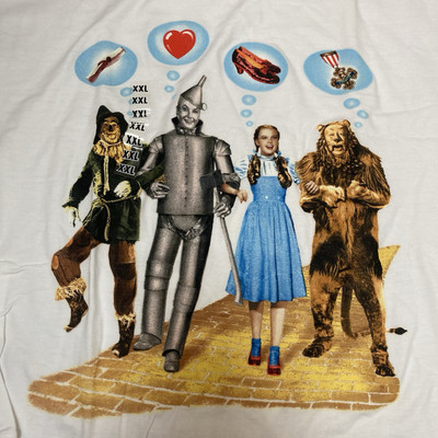 The Wizard of Oz 1998 Warner Bros Vintage 2XL White Long Sleeve