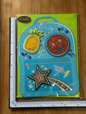 Papyrus Greeting Card Note Happy Birthday Backpack Stickers Pineapple Star Smile