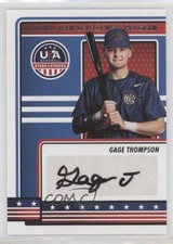 2023 Panini USA Baseball Stars & Stripes Gage Thompson (Black Ink) Auto 12bz