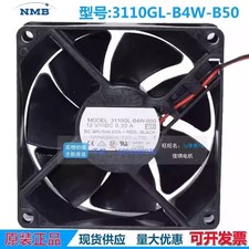 3110GL-B4W-B50 Cooling Fan 80x25mm DC12V 0.30A 2Pin New