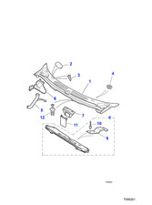 Jaguar Genuine Finisher Cap Cover Casing Shield Lid Spare Fits XK8 HJA3835AA