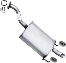 Stainless Steel Rear Exhaust Muffler Fits 2007-2008 Honda Fit 1.5l