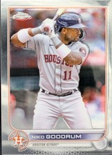 2022 Topps Chrome Update #USC8 Niko Goodrum Houston Astros