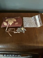 Longaberger Falling Leaves Leaf Acorn Basket Tie On 2056 2002 Made USA New Inbox