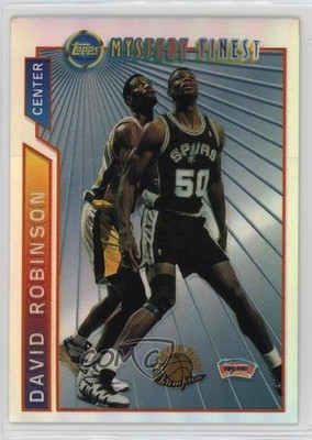 1996 Topps Super Team Champions Mystery Finest Refractor David Robinson HOF 1dn