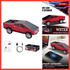 Bluetooth Speaker Truck Design LED Display Screen FM Radio USB TF Card TWS