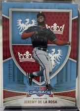 JEREMY DE LA ROSA 2024 Panini Crusade Prospect RED /199 Nationals *ss
