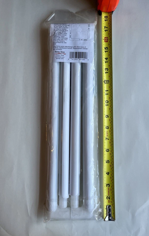 Q-Snap Needlework Tube Square & Clamp Frame NIB 17 X 17 Item #2495 - Image 4 of 4