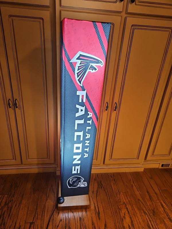 Bradford Exchange Atlanta Falcons Four-Sided Standing Floor Lamp 
