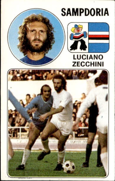 Figurina Calciatori Panini 1976/77 # 257 Luciano Zecchini Sampdoria