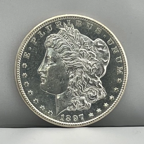 1897-S $1 Morgan Dollar 90% Silver Proof Like PL Philadelphia US Coin