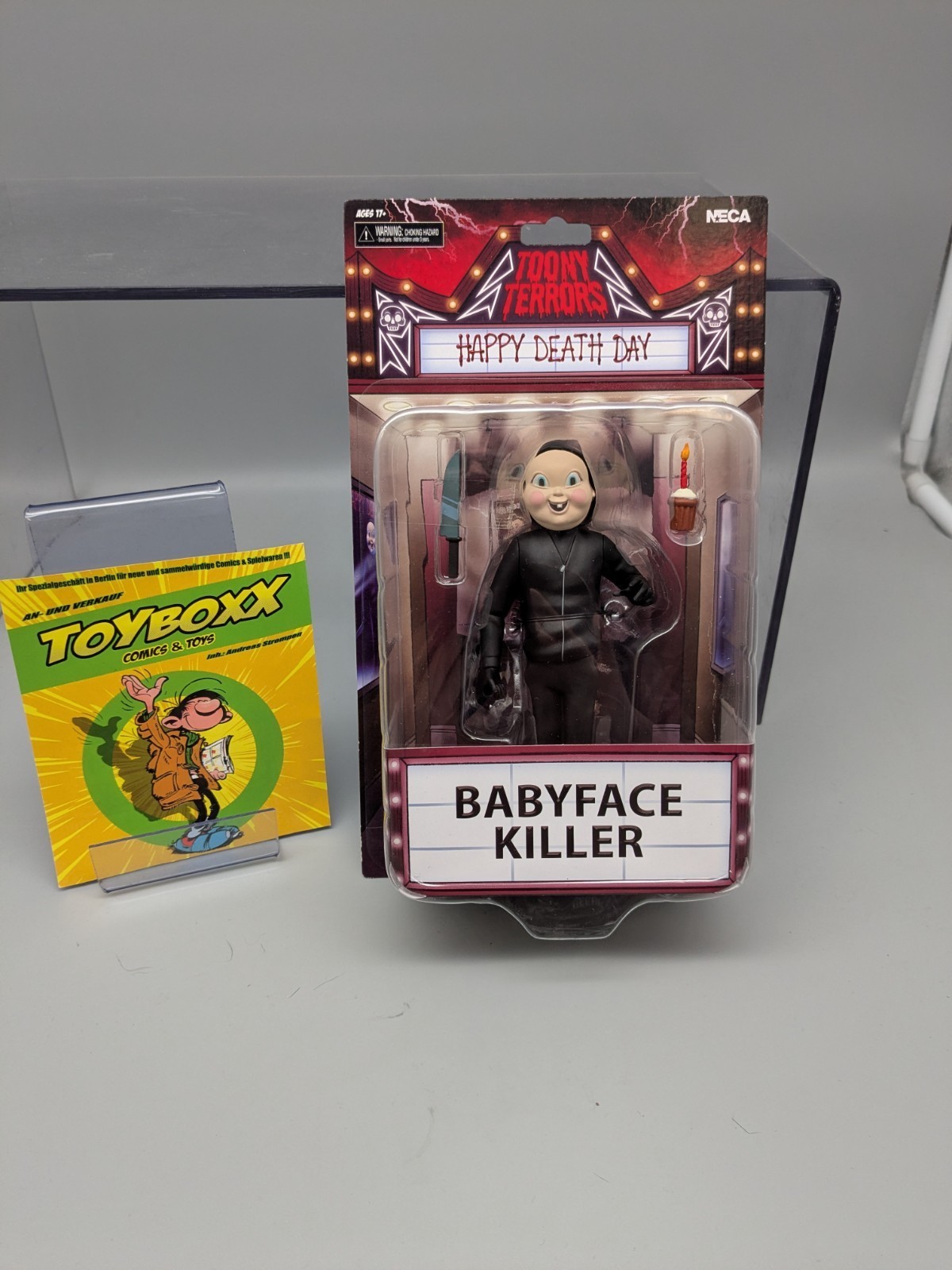 Neca Happy Deathday Toony Terrors Babyface Killer Action Figure 15 CM 2E