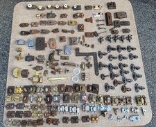 Lot of 200 Pcs. Vtg. Cabinet Latch Jelly Cupboard, Locks, Window other Hardware