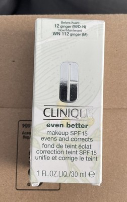 Clinique Even Better Makeup Breitspektrum-Foundation LSF 15 WN 112 Ingwer Neu im Karton