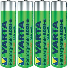 Image of Varta NiMH AAA 1.2V Longlife ReadyUse Rechargeable Battery Pk of 4