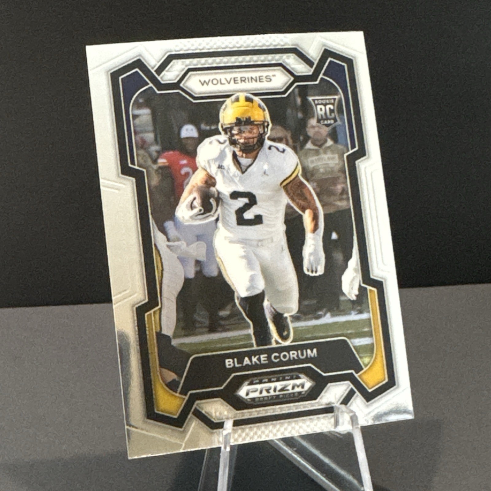2024 Panini Prizm Draft Picks #128 Blake Corum (RC) Michigan 〽️ LA Chargers ⚡️