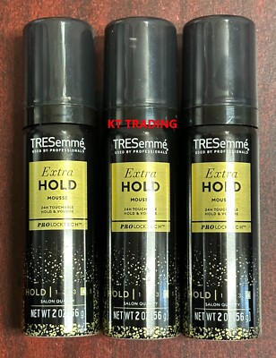 (3-Pk) TRESemme TRES TWO Hair Styling Mousse 24H EXTRA FIRM CONTROL Travel Size