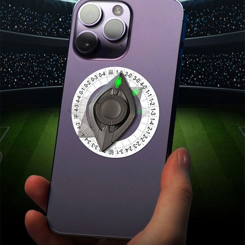 Star Shine Handyhalter Leuchtend Fidget Spinner EDC Metall Fidget Spielzeug Geschenk - Bild 5 von 9