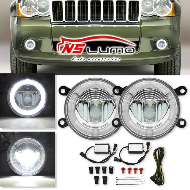 Led Fog Light + Daytime Running Light for Jeep Grand Cherokee 20052008