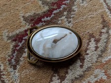 Neutral Color Solid Brass Belt Buckle
