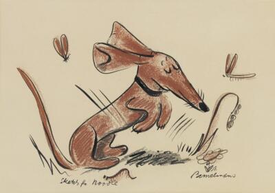 Sketch for Noodle By Ludwig Bemelmans Quality Print - Frame Me