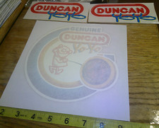 original lot vintage 1 Duncan yo-yo iron on transfer  2 yo yo decals