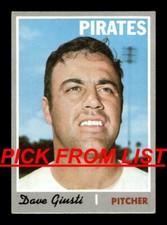 1970 Topps 262 -546 VG-EX Pick From List All PICTURED