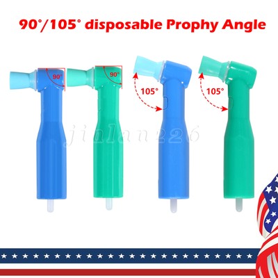 Dental Disposable Prophy Angles 100ct Soft or Firm Cup LatexFree Premium Quality