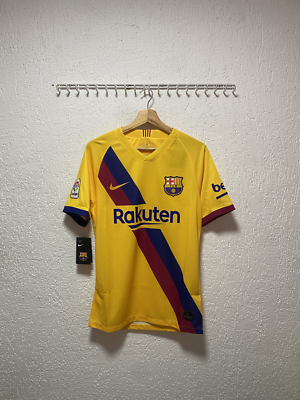 FC Barcelona Messi 10 イエロージャージ Rakuten FC Barcelona Lionel Messi #10 Jersey Mens XL Yellow