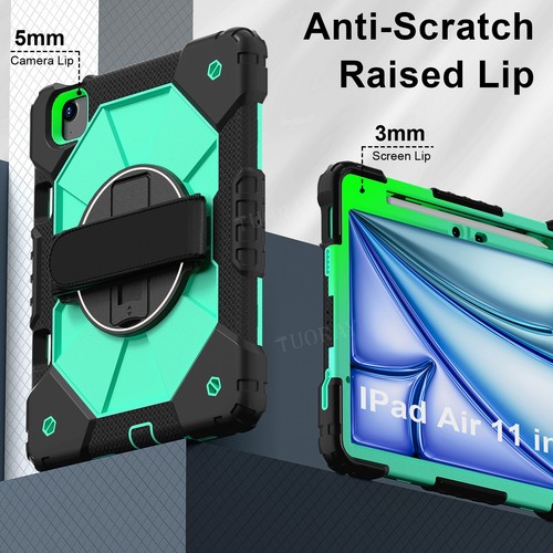 Shockproof Stand Case Cover For iPad 10.9 10th Pro 11 13 2024 10.2" 8 7 6 Air 6 - Picture 51 of 118