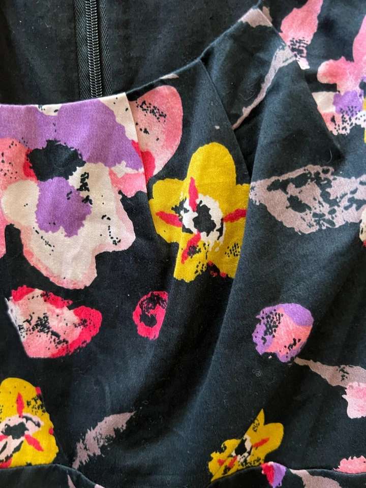 Max and Cleo Mujer Negro Rosa Azul Floral Mujer Vestido Informal maxandcleo 6 1518 Foto 3 de 4