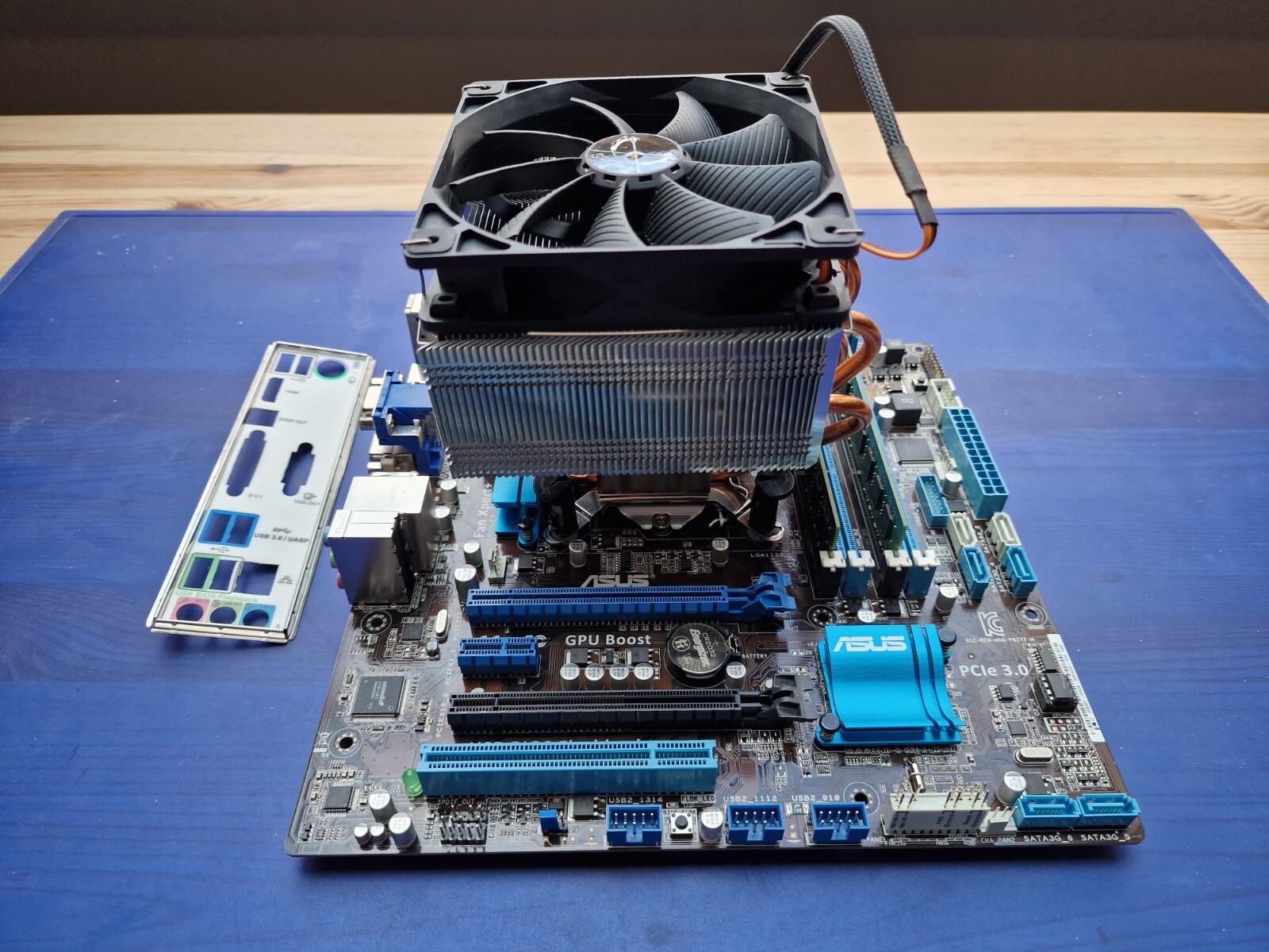 CLDIY Wasserkühler Radiator - 8-Rohr Aluminium Wärmetauscher 80mm Für PC