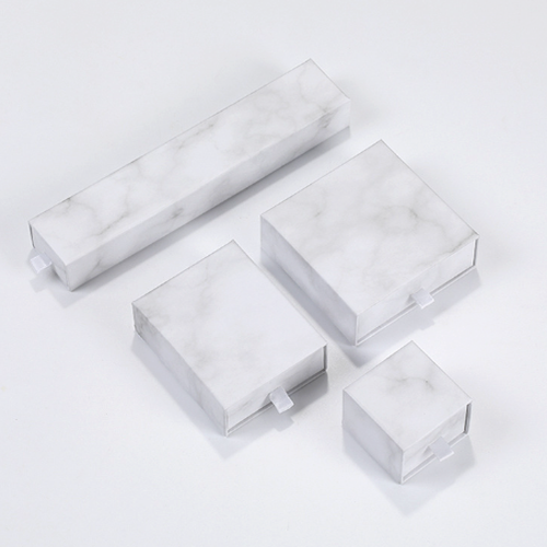 500x Marble White Cardboard Ring Earring Box Bulk Small Square Velvet Insert Box - Picture 9 of 9