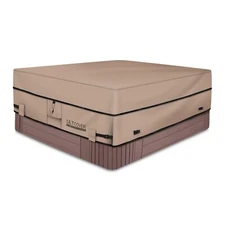 	ULTCOVER Waterproof 600D Polyester Square Hot Tub Cover Outdoor SPA Covers 8...