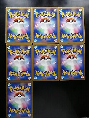 Pokémon Rare set of 7 Energy cards Legend HeartGold HGSS Pokémon Rare set of 7 Energy cards Legend HeartGold HGSS