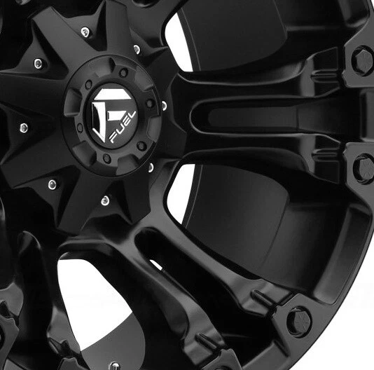 20 FUEL OFF ROAD WHEELS RIMS BLACK OFF ROAD OVERLAND RHINO METHOD - Imagem 2 de 4