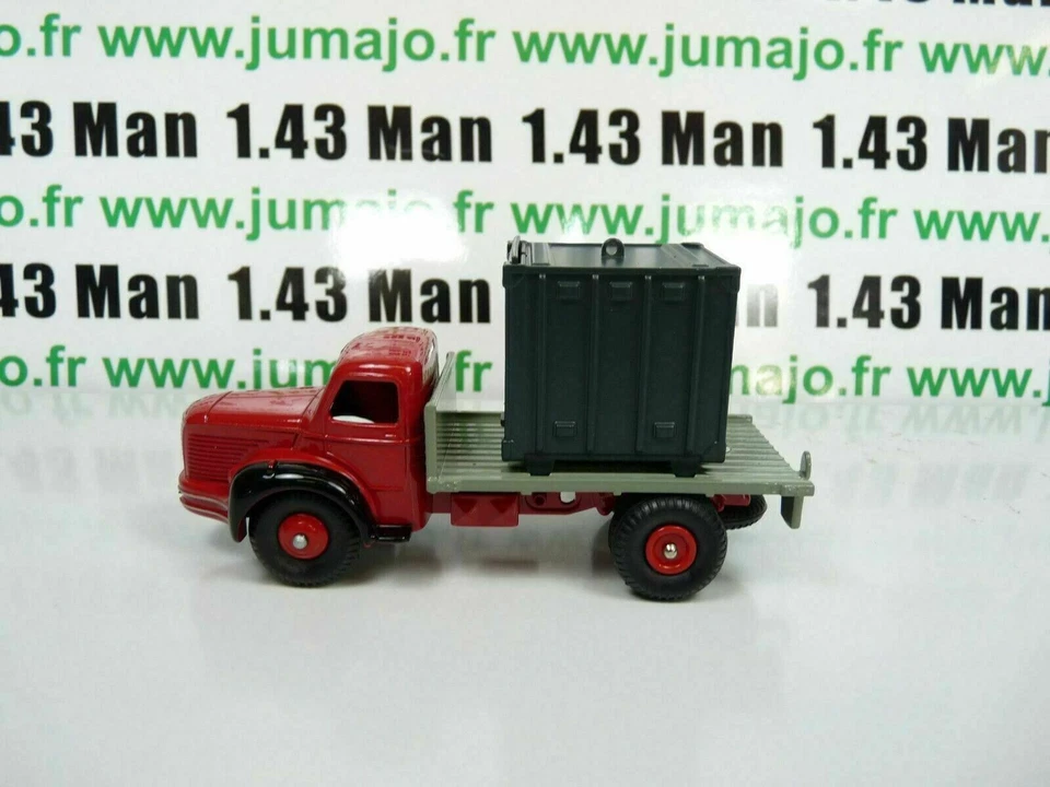 DT84 Voiture réédition DINKY TOYS atlas : 34B Plateau Berliet Container - Photo 4/4