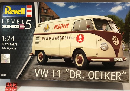 REVELL - VW Volkswagen T1 BUS Combi + peintures + colle maquette 67675 Neuf 1/24 EUR 41,90 - FR