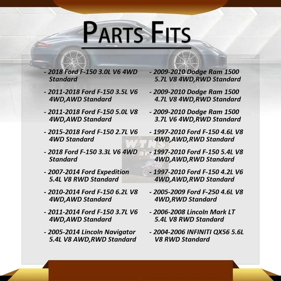 Se adapta a Ford Expedition GMB 2007 2008 2009 eje trasero todas las juntas junta universal Foto 2 de 4