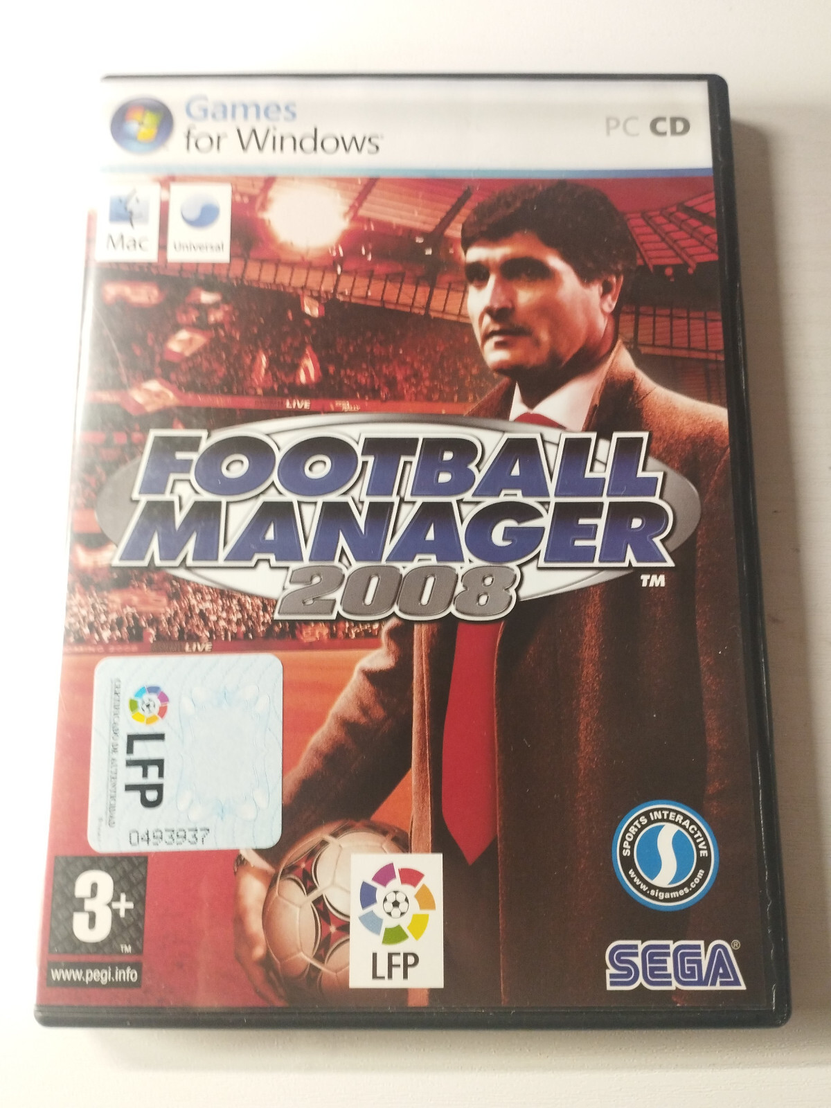 Football Manager 2008 SEGA - Game for PC CD-Rom Am