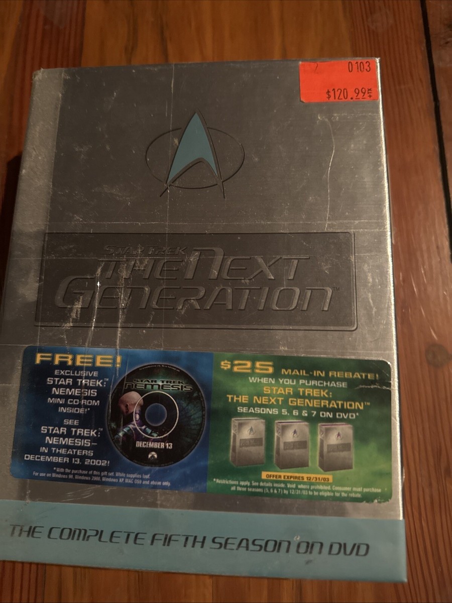 Star Trek: The Next Generation - Season 5 (DVD, 2002, 7-Disc