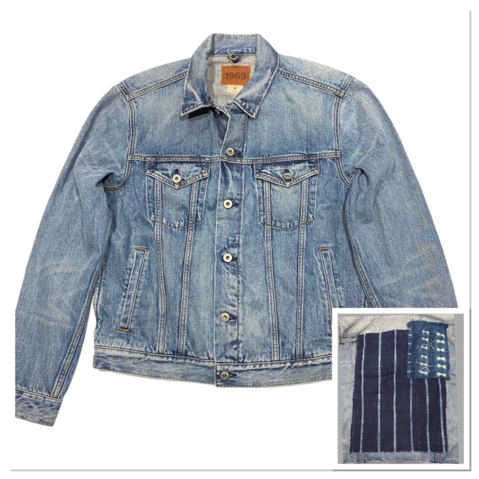 NWT GAP Limited Edition #61 of 125 -1969 Western Denim Jacket Sz M Light Wash