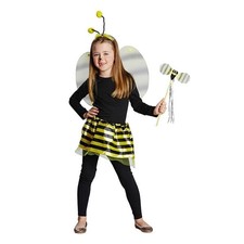 KOSTÜM ZUBEHÖR DELUXE KINDER BIENEN-SET 4-TEILIG FASCHING KARNEVAL