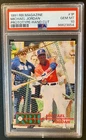 1991 RBI Magazine Michael Jordan Prototype Hand Cut PSA 10 Gem Mint #1P Baseball