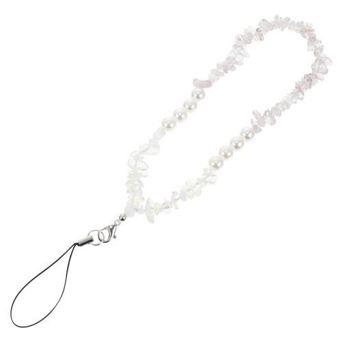 Pearl Lanyard Id Badge Id Badge Holder Necklace Cell Phone Lanyard - Photo 3 sur 12