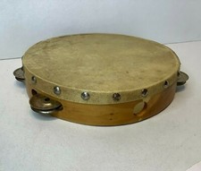 Vintage Tambourine Made In Pakistan 8"