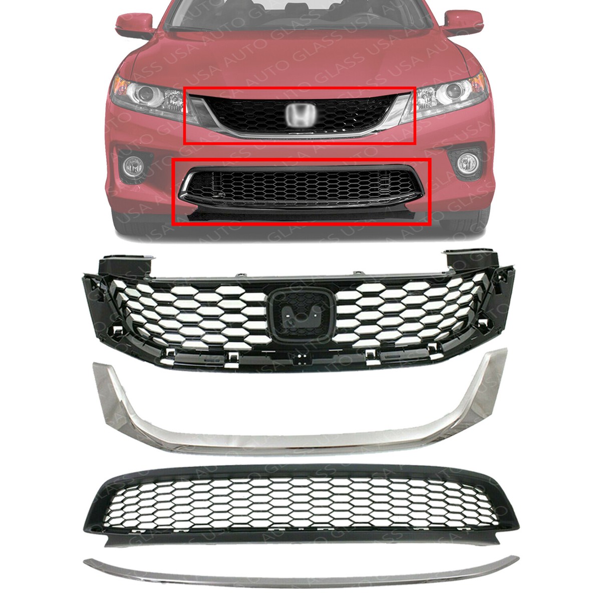 アコードユーロR CL7 純正グリル