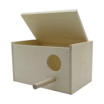 NOBBY Wellensittich Nistkasten - 21,0 x 12,5 x 13,0 cm - Brutkasten Vogelhaus